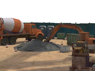  Under Construction Scene 3 in 1 