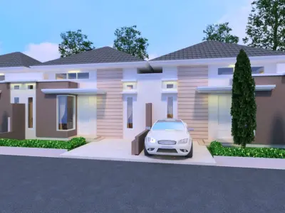 simple minimalist  house 3D model