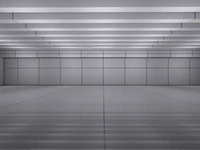 Sci Fi Room Hall 3D model