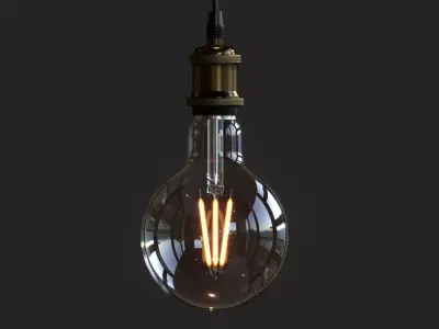 Light Bulb pendant 3D model