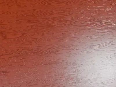 Polished Glossy Cherry Wood Surface PBR Texture