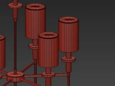 Amherst Chandelier 3D model purchase
