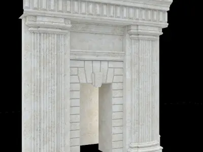 Classic Architecture Door 3D model