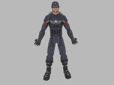 Captain America  3D model