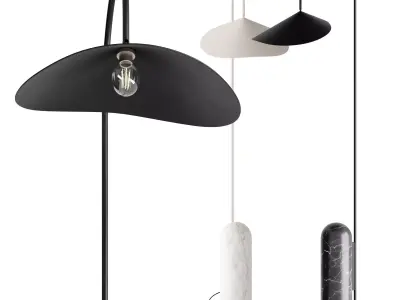 Arum Floor Lamp 3D model