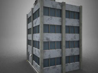 Japan building 18 model in Lightwave 3D 3D model