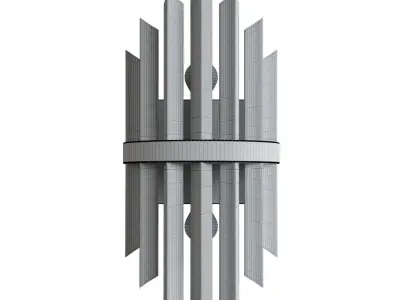 GLASS BRA CHROME 3D model