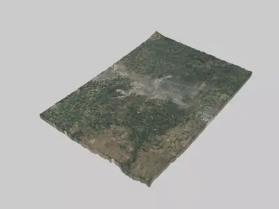 Stockton City Low-poly 3D model