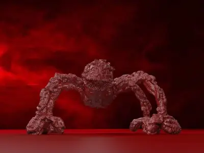 stranger things 3 mind flayer 3D model
