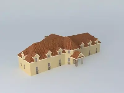 Large house Free 3D model