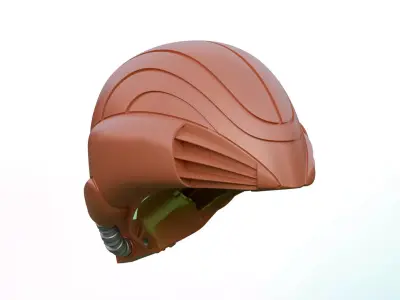 Samus Aran Wearable Helmet  Metroid Prime 3 Corruption  Cosplay 3D print model