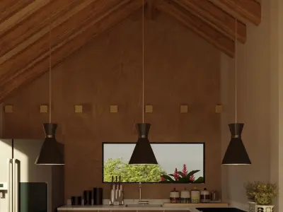 Complete House - El Retiro Cabin 3D model