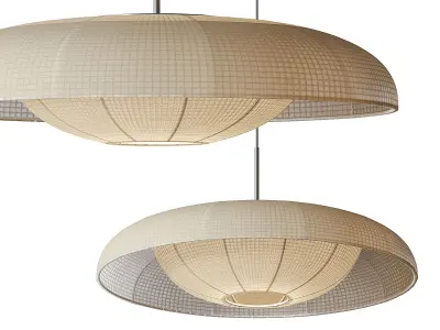 Baho Art Fabric Pendant Light Lampshade 3D model