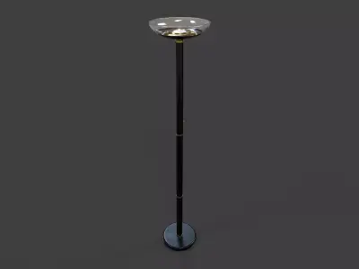Torchiere Floor Lamp - High Poly 3D model
