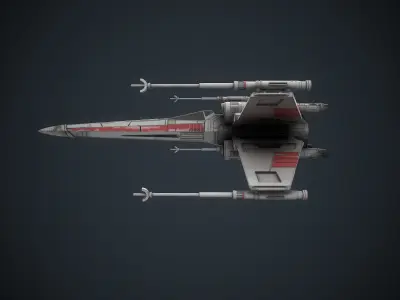 X-Wing Starfighter 3D print model