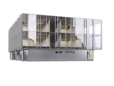 Office building Biurowiec v1 3D model