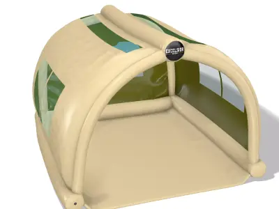 Inflatable Tent   FBX   OBJ Low-poly 3D model