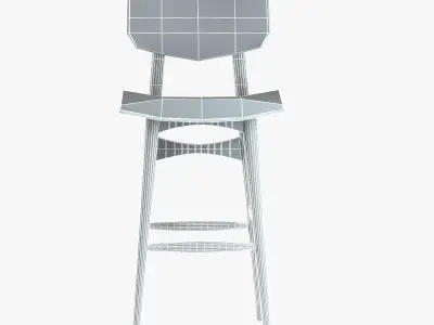 Autoban Batterfly Bar Stool 3D model