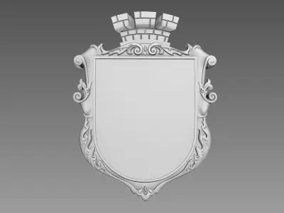 Coat of Arms Emblem 3D model