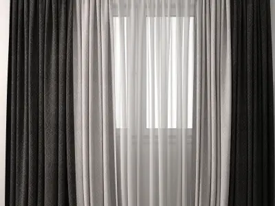 Curtain 28 3D model purchase