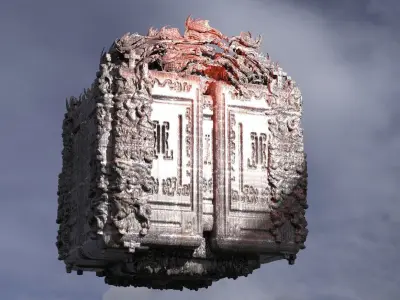 Dantes Inferno Hell Cube 7 3D model