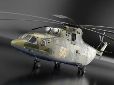  Russian Military Heavy Helicopter Mi-26 