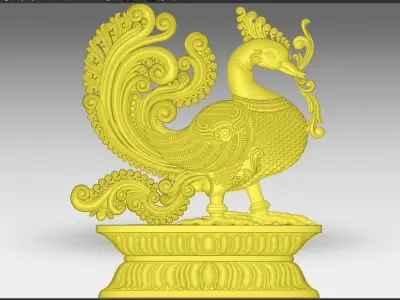 PEACOCK 3D model
