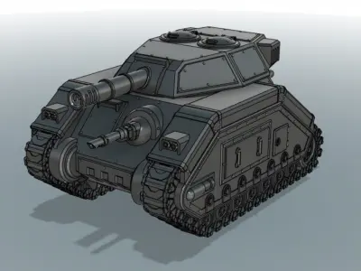M-41 King Wolf MBT 3D print model