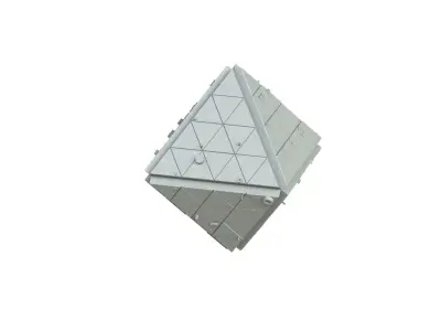 Sci Fi Object No 1879 Low Poly Low-poly 3D model