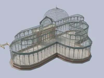 Cristal Palace 3D model