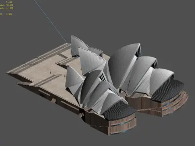 Future World - Sydney Opera House 3D model