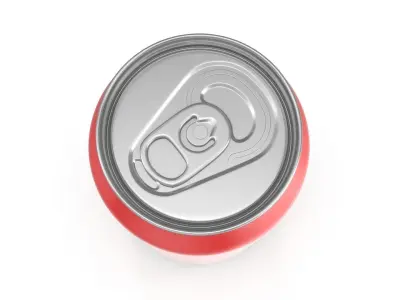 Cola Can - Close Low-poly 3D model