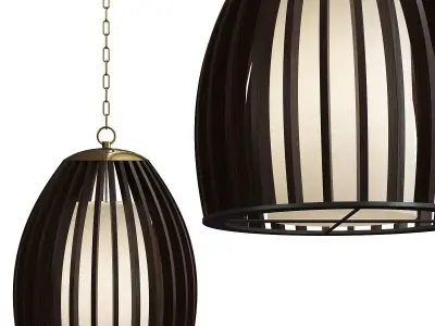 Carling Pendant Light Low-poly 3D model