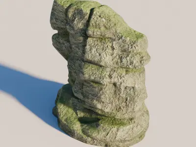 Rock 10 Low-poly 3D model