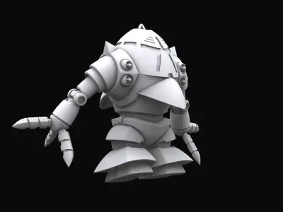 Gundam mobile suit MSM10 model 3D model