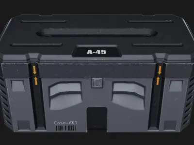 Scifi-Crate 3D model