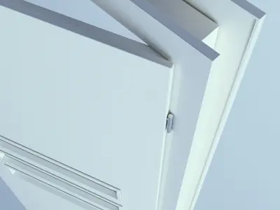 White Door 54 3D model