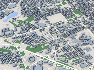 Rimini City Italy 3D model