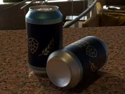 Aluminium Can 3D model