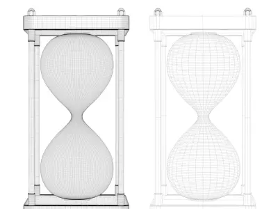 Hourglass 3D model