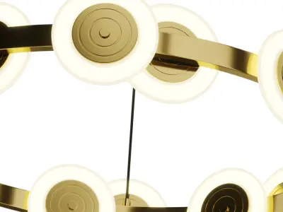Samiya Chandelier Low-poly 3D model