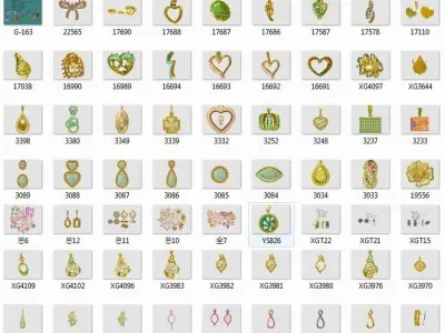 8000 Women pendant jcd 3D print model