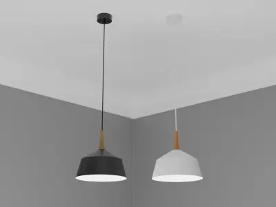Light Pendant P583B Low-poly 3D model