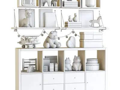 Childrens furniture and toys 7 3D model