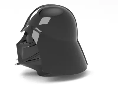 Nurbs Darth Vader Helmet for 3D Print 3D print model