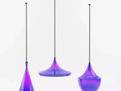 Pendant Lamp Set A004 3D model