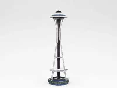 Space Needle 3D model