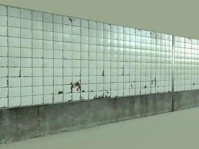 old mosaic wall - VR AR Texture