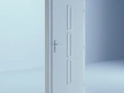 White Door 2 3D model