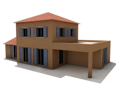 Provencal house 3D model